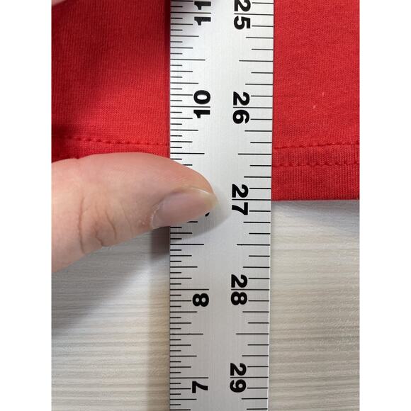 Boston Red Sox Shirt Womens Medium Red MLB Baseball V Neck Graphic Tee Top - Picture 4 of 11